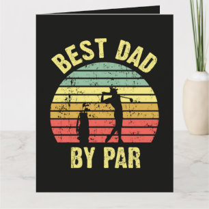 Best Dad By Par Card
