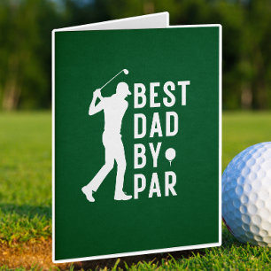 Best Dad By Par Card