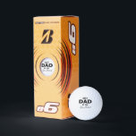Best Dad By Par Custom Name Father's Day Golf Balls<br><div class="desc">Best Dad By Par Father's Day Golf Balls. Personalize the name as desired. Choose the brand of the golf balls and pack size from the options menu.</div>
