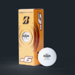 Best Dad By Par Custom Name Father's Day Golf Balls<br><div class="desc">Best Dad By Par Father's Day Golf Balls. Personalize the name as desired. Choose the brand of the golf balls and pack size from the options menu.</div>