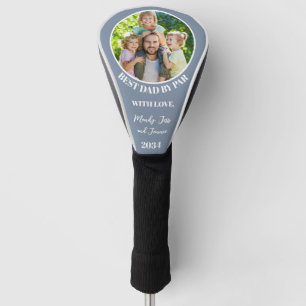 Best Dad By Par Custom Photo Golf Head Cover