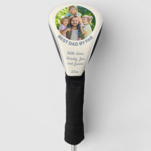 Best Dad By Par Custom Photo Golf Head Cover