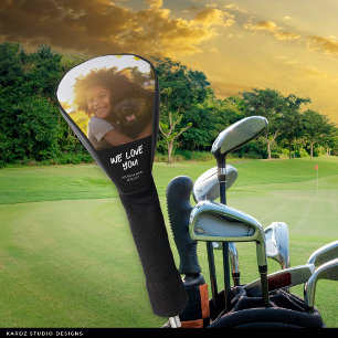 Best Dad By Par Custom Photo Golf Head Cover