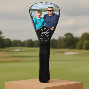 Best Dad By Par Custom Photo Golf Head Cover