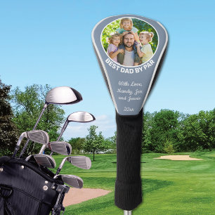 Best Dad By Par Custom Photo Golf Head Cover