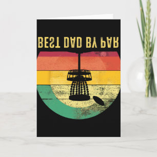 Best Dad By Par Disc Golf Dad Father's Day Card