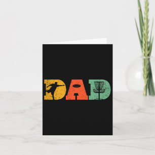Best Dad By Par Disc Golf Dad Flying Disc Golfers  Card