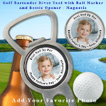 Best Dad By Par - Fathers Day - Custom Photo Golf Divot Tool<br><div class="desc">Best Dad By Par ... Two of your favourite things , golf and your kids ! Now you can take them with you as you play 18 holes . Customize these golf balls with your child's favourite photo and name . Great gift to all golf dads and golf lovers ,...</div>