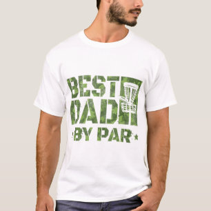 Best Dad By Par Funny Disc Golf Father's Day T-Shirt
