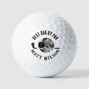 Best Dad by Par Gift for Him Father's Day  Golf Balls