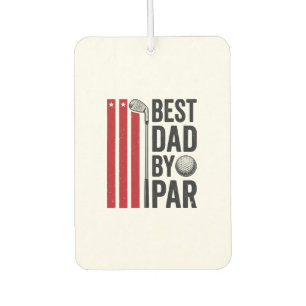 Best Dad By Par Golf Dad Vintage Design_1 Air Freshener