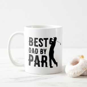 Best Dad by Par Golf Father's Day Daddy Gift Mug