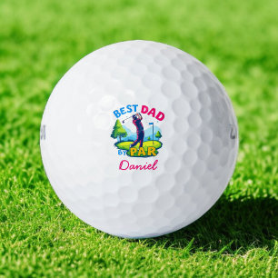 Best Dad By Par   Golf Lover Father's Day Balls