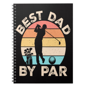 Best Dad By Par Golfing Notebook