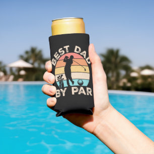 Best Dad By Par Golfing Seltzer Can Cooler
