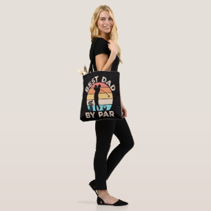 Best Dad By Par Golfing Tote Bag