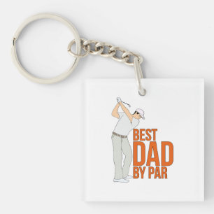 Best Dad By Par Keychain