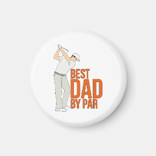 Best Dad By Par Magnet