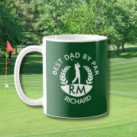 BEST DAD BY PAR MONOGRAM NAME