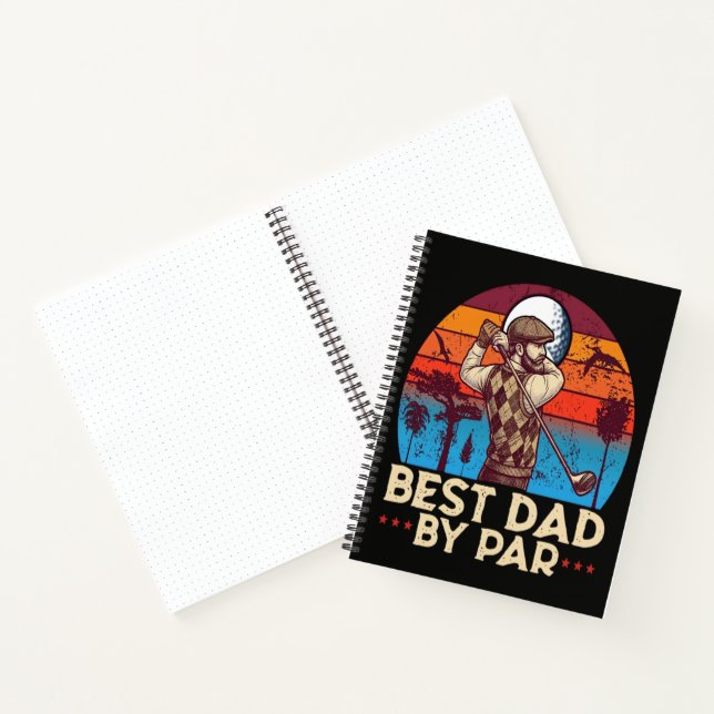Best Dad By Par Notebook (Inside)