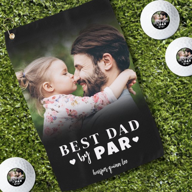 Best Dad By Par Personalized Golf Towel (Photo Best Dad By Par Golf Towel )