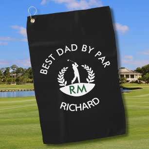 Best Dad By Par Personalized Men's Golf Towel