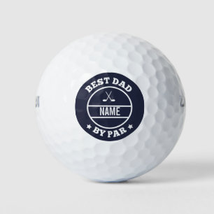 Best Dad By Par Personalized Name  Golf Balls