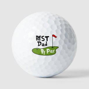 Best Dad By Par Personalized Name Golf Balls