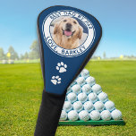 Best Dad By Par Personalized Pet Dog Photo Golf Head Cover<br><div class="desc">Best Dad By Par ... Two of your favourite things , golf and your dog ! Now you can take your best friend with you as you play 18 holes . Customize these golf head covers and matching golf accessories with your dogs favourite photo and name . Great gift to...</div>