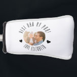 BEST dad BY PAR Photo Personalized father's day Golf Head Cover<br><div class="desc">Designed by the Arty Apples</div>