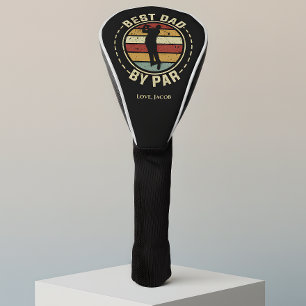 Best Dad By Par Retro Father's Day Golf Head Cover