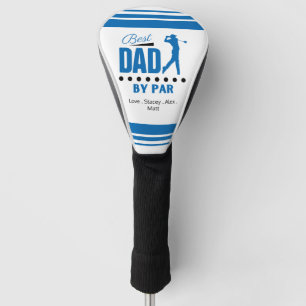Best Dad By PAR Retro Font Golf Head Cover