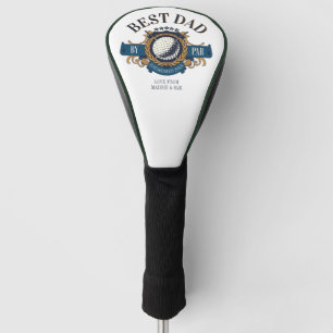 Best Dad By Par Seal Elegant Custom Golf Head Cover