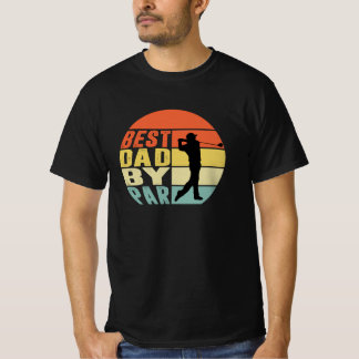 Best Dad By Par Shirt Funny Golfing Fathers Day