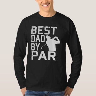 Best Dad By Par Vintage Pro Golfer Father's Day 20 T-Shirt