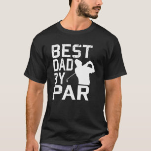 Best Dad By Par Vintage Pro Golfer Father's Day T-Shirt
