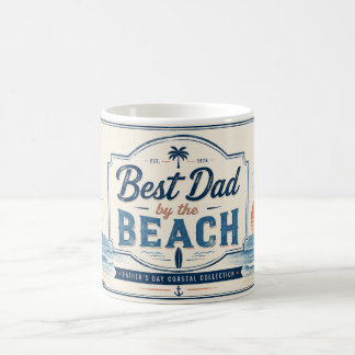 Best Dad by the Beach Father’s Day Mug