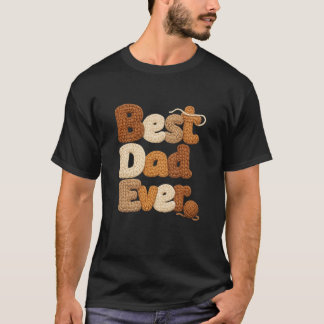 Best Dad Crochet Style Cozy Shirt
