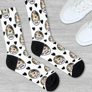 Best Dad Custom Photo Father Socks