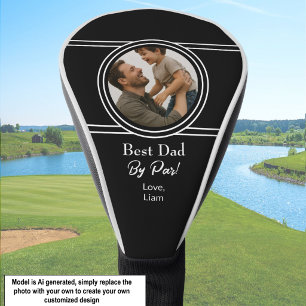 Best Dad Custom Photo Gift Father's Day Golf Head Cover