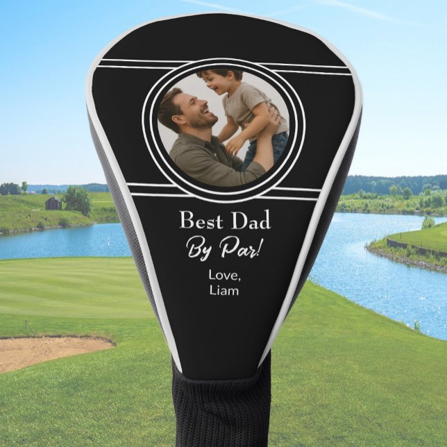 Best Dad Custom Photo Gift Father's Day Golf Head Cover (Creator Uploaded)