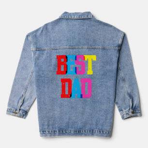 ‘BEST DAD’ DENIM JACKET