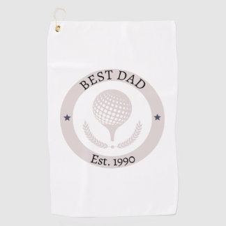 Best Dad Est. | Father's Day Gift Golf Towel