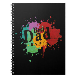 Best Dad Ever 2023 T-Shirt Notebook