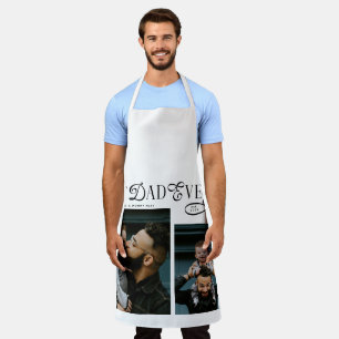  Best Dad Ever 2 Photos Modern Fathers Day Gifts Apron