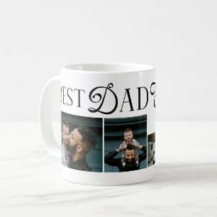 Best Dad Ever 3 Photos Heart fathers Day Gifts Coffee Mug