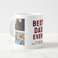 Best Dad Ever 4 Photo Collage