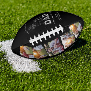 Best Dad Ever   5 Photo Father's Day Football