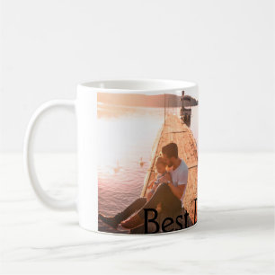 Best dad ever add name image fathers day text mess coffee mug