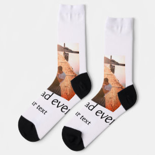 Best dad ever add name image fathers day text mess socks
